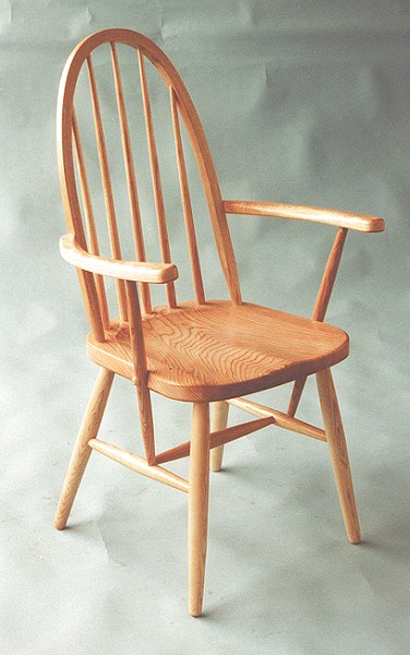 Single Bow High Back Windsor Chair